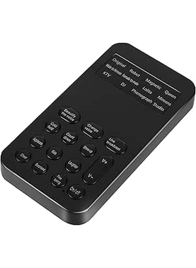 Mini External USB C Sound Card Portable Voice Changer 8 Sound Effects for Streaming Recording Gaming - Image 1
