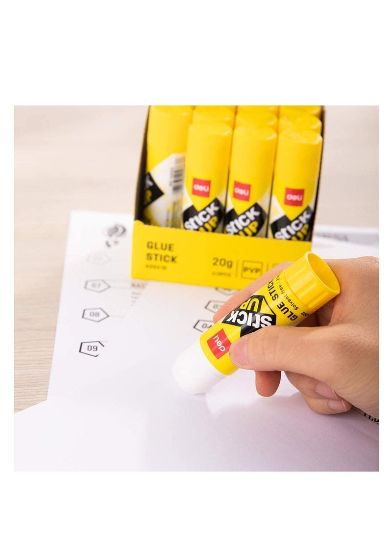 Deli 3-Piece Glue Stick 20gm - Image 3
