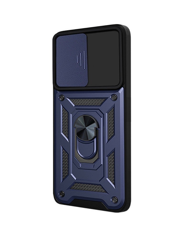TECNO Camon 20 PRO 5G Case, Slide Camera Lens Cover + 360°Rotating Kickstand Ring + Support Magnetic Car Mount Shockproof Mobile Phone Case  - Image 1