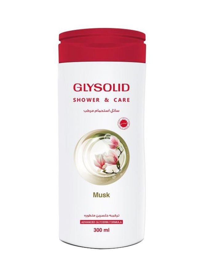 GLYSOLID Shower & Care Musk 300ml + Lotion Musk 200ml - Image 2
