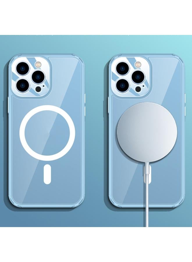 اس-توب جراب لهاتف iPhone 13 Pro Max Soft Shield MagSafe المغناطيسي الأكريليك الشفاف جراب هاتف PC - Image 4