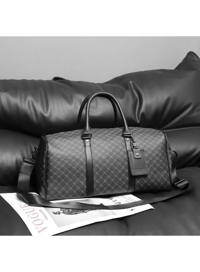 PU Large-capacity men's and women's travel bags, Travel Duffle Bag Weekender Bag - Image 4