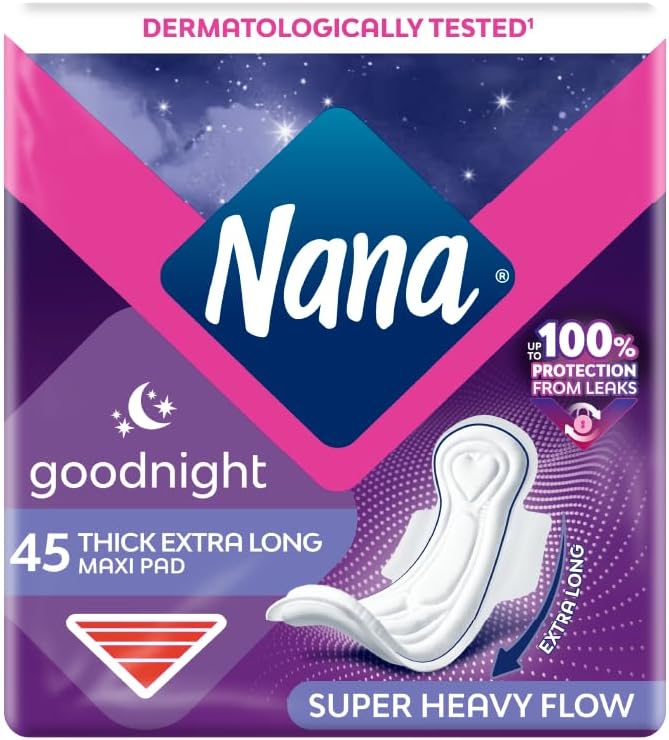 Nana أجنحة نانا ماكسي الليلية (45 قطعة) - Image 2