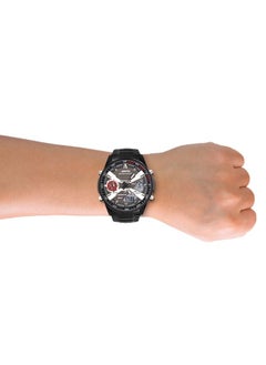 JoeFox Multifunctional Analog Digital Quartz Stainless Steel Chronograph Watch 3ATM Water Resistant LED Backlight Dual Display Stopwatch Classical Wristwatch Black  - Image 3
