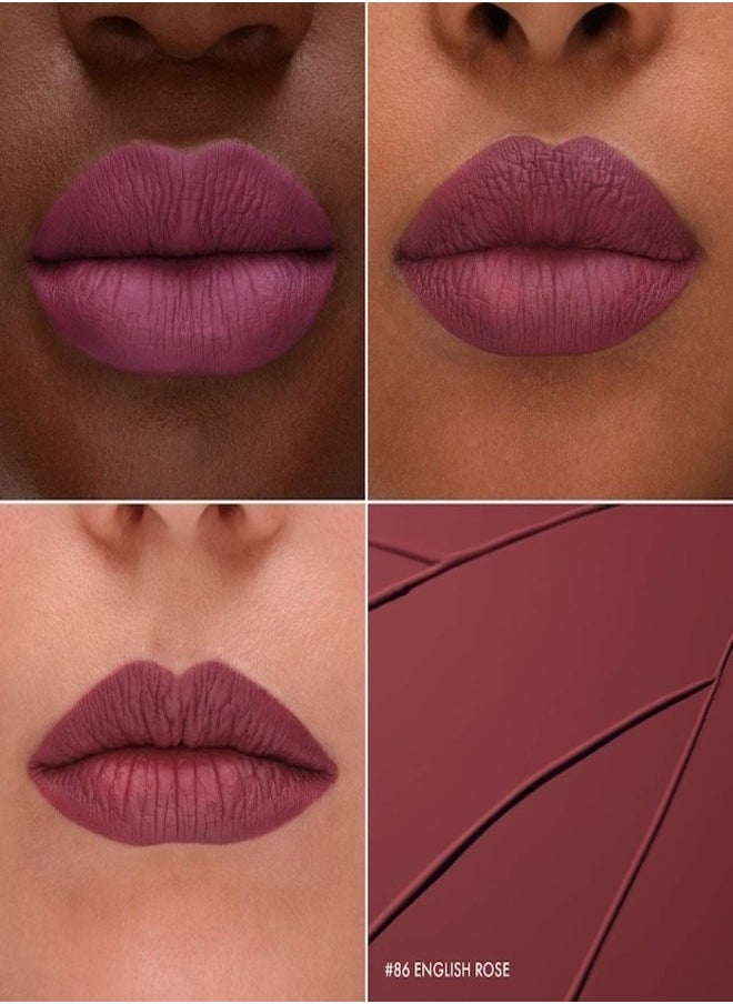 SEPHORA SEPHORA COLLECTION Cream Lip Stain - Matte Liquid Lipstick - 86 English Rose 5ml  - Image 2