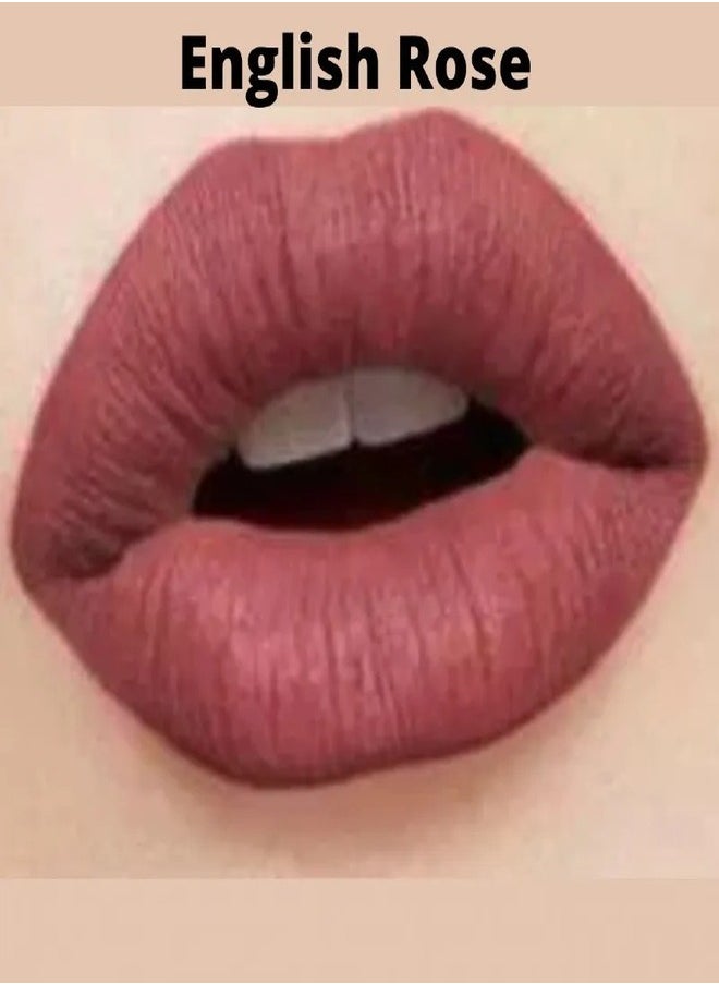 SEPHORA SEPHORA COLLECTION Cream Lip Stain - Matte Liquid Lipstick - 86 English Rose 5ml  - Image 3