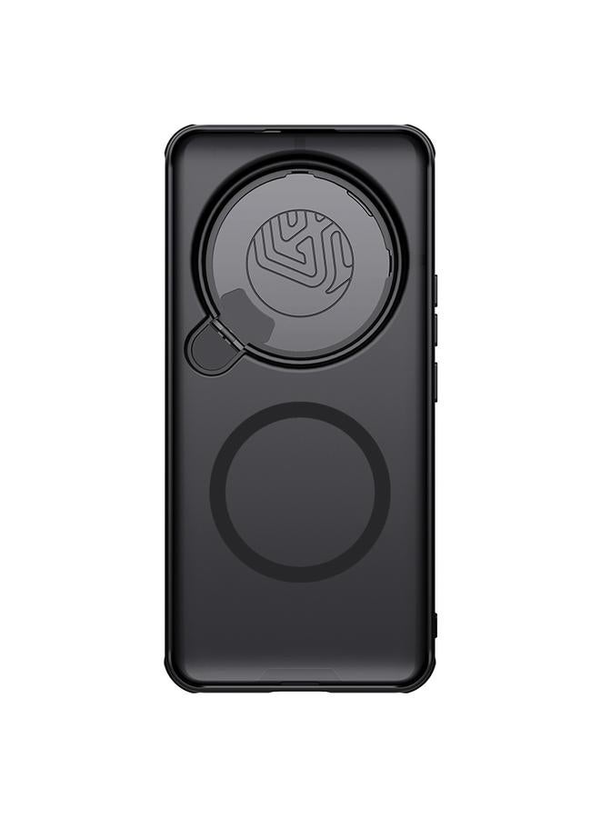 Nillkin Case For Xiaomi 14 Ultra Black Mirror Prop CD Texture Mirror Precise Hole MagSafe Magnetic Phone Case - Image 3