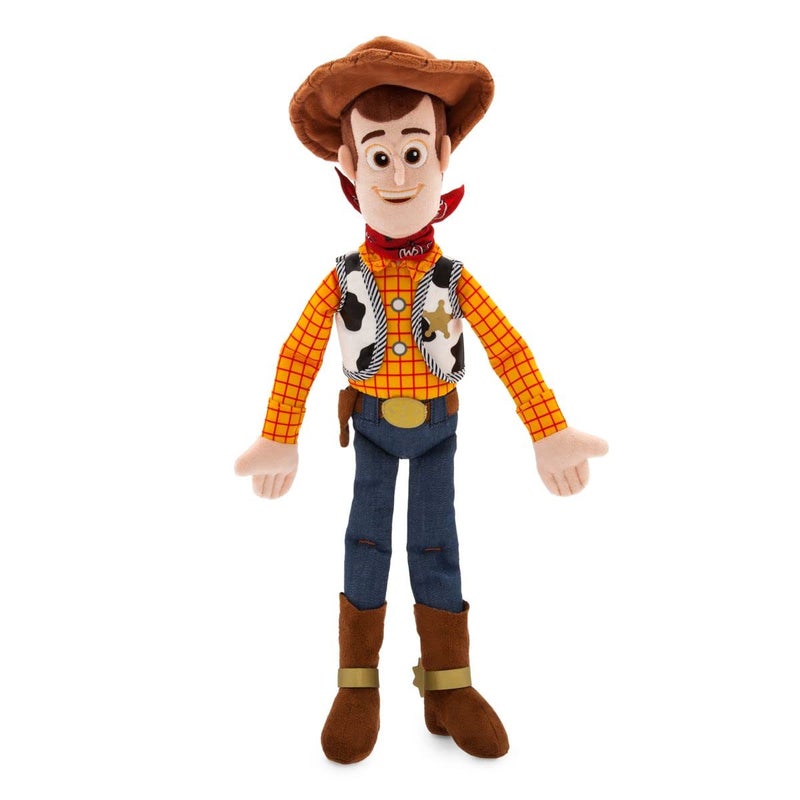 Disney Store Official Toy Story Plush, Woody, Iconic Cuddly Toy Character with Embroidered Eyes and Soft Plush Features, Suitable for All Ages - Image 1