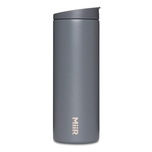 MiiR Flip Traveler 12oz - Double-Wall Vacuum Insulated with Leakproof Flip Lid, BPA-Free Stainless Steel Construction, Insulated Tumbler for Hot or Cold Drinks - Image 1