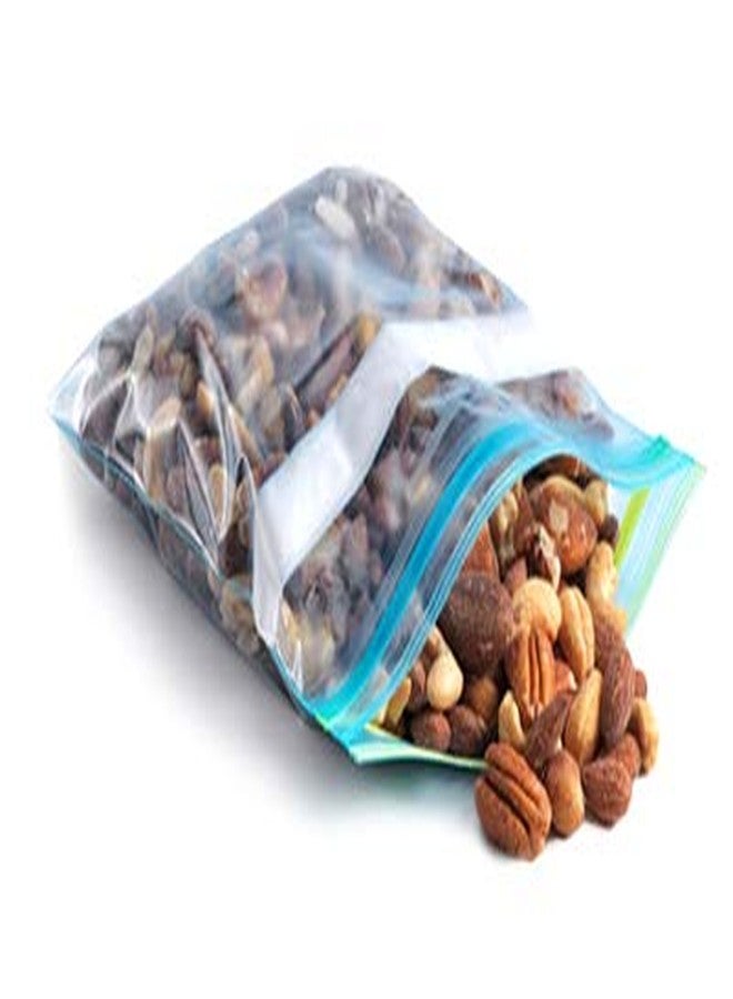 Siddhi Press-N-Lock Freezer Food Storage Size 07 inch X 07 inch (Small)(Pack of 01 = 40 Bags),Freezer & Microwave Safe, Convinient & Re-Usable Bags - Image 4