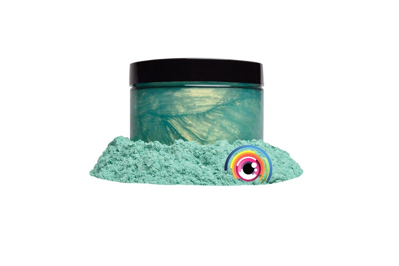 Eye Candy Premium Green Mica Powder Pigments | Multipurpose DIY Arts and Crafts Additive | Acrylic, Woodworking, Bath Bombs, Resin, Epoxy, Soap, Fishing Lures (Nebula Green) - Image 5