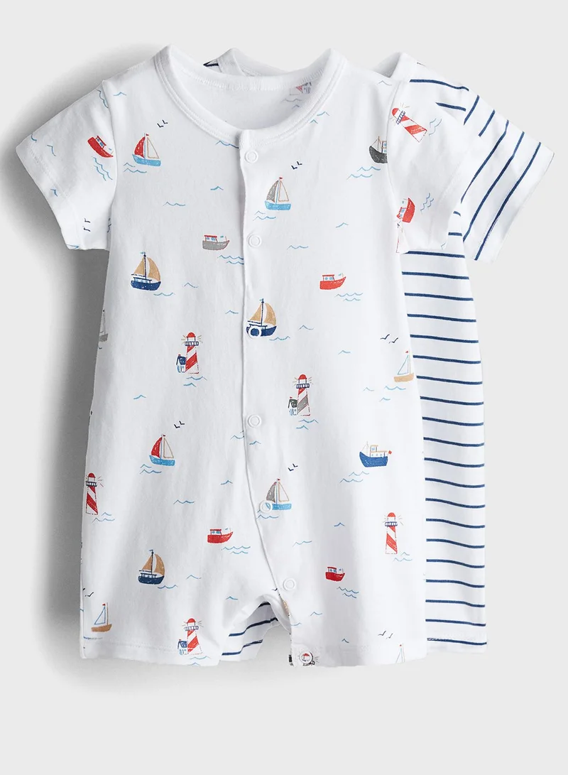 اتش اند ام Kids 2 Pack Printed Bodysuit