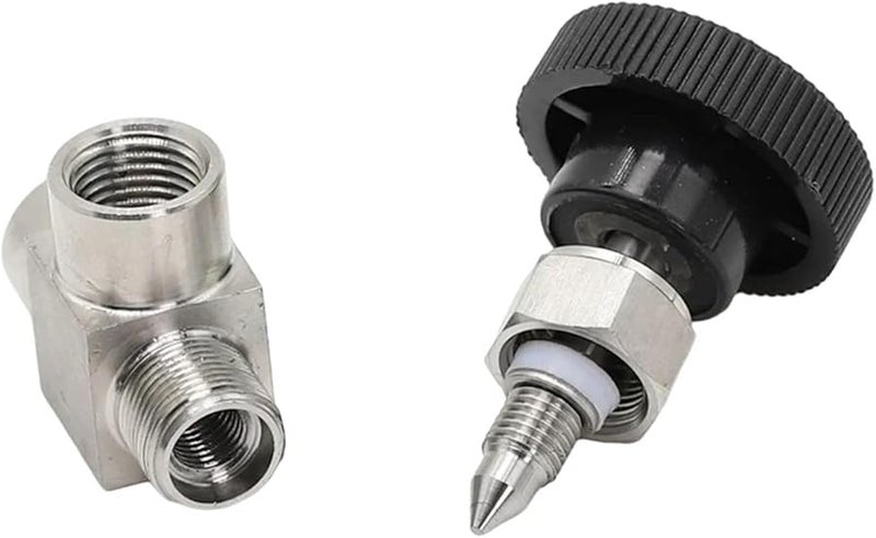 صمام إبرة التحكم في التدفق والإغلاق من الفولاذ المقاوم للصدأ SS304 0.5 بوصة بخيوط أنثوية - Image 4