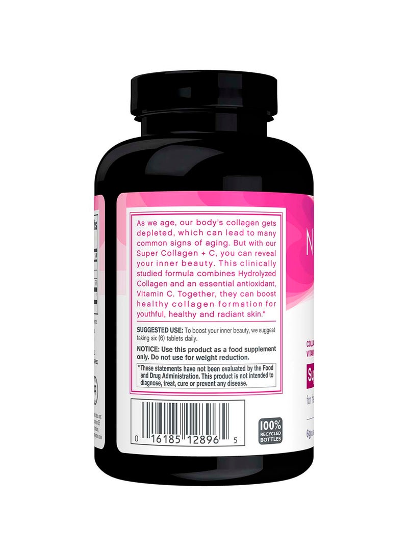 نيوسيل أقراص سوبر كولاجين + فيتامين C (النوع 1 و3) 6 جم 250 قرص - Image 2