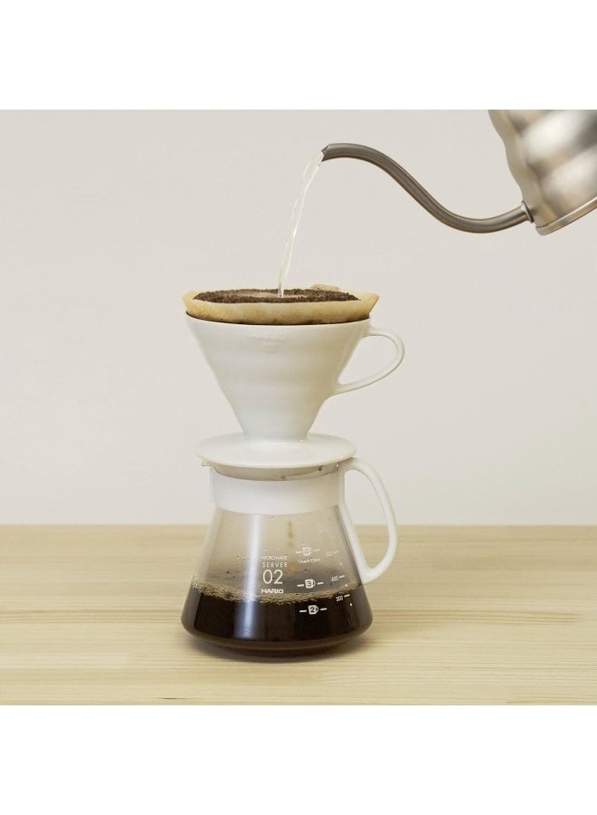 Hario Pour Over Set With Ceramic Dripper Size 02 Xvdd 3012W - Image 3