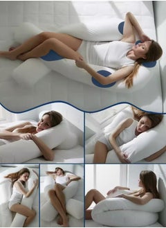 hibobi Premium U Shape Comfortable Pregnancy Pillow (White)  - Image 2