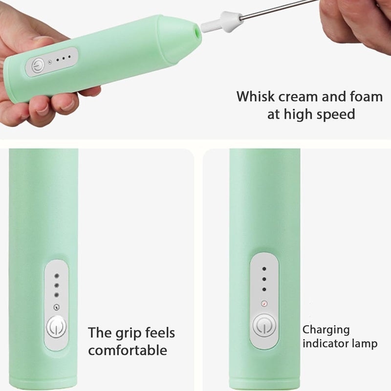 Nibbler Nibbler Home Rechargeable Milk Frother Coffee Whisker with Dual Spring Technology 1 Year Replacement Warranty Easy Storage - Image 3