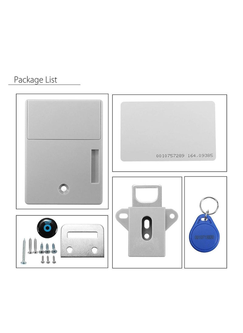 Generic - Battery Smart Lock Cabinet Drawer Lock Smart Lock Battery Sensor Invisible Hidden Digital Lock - Image 1