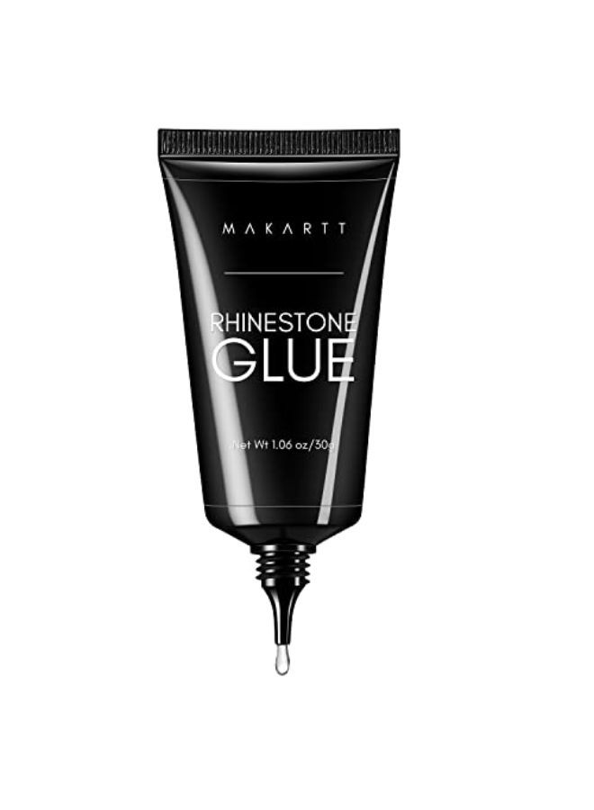 MAKARTT جل غراء أحجار الراين للأظافر 1.06 أونصة مطلوب مصباح أظافر جل غراء الأحجار الكريمة جل أظافر شديد اللاصق لتلميع الأظافر أحجار كريمة للأظافر جواهر الأظافر بلورات الأظافر خرز الأظافر ألماس الأظافر سحر الأظافر ثلاثي الأبعاد الترتر  - Image 1