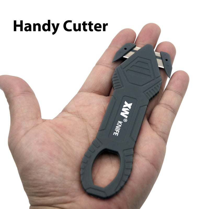 XW Safety Box Cutter of Stainless Steel Blade, Carton and Package Opener of Assorted Colors, 12-Pack - Image 4
