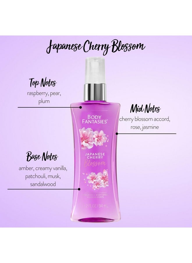 BODY FANTASIES - Body Spray Holiday Gift Set For Her - 3 Piece Lovely Scents Sampler - Image 1