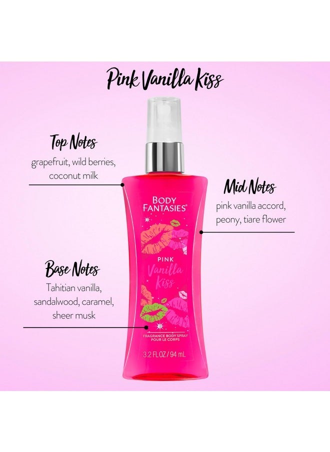BODY FANTASIES - Body Spray Holiday Gift Set For Her - 3 Piece Lovely Scents Sampler - Image 1