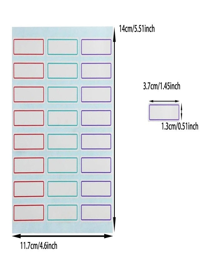 ONLYKXY 240 Count File Folder Labels, Name Labels, Adhesive Labels, Rectangle Label Stickers, File Folder Labels Name Filing Envelopes Label Stickers - Image 2