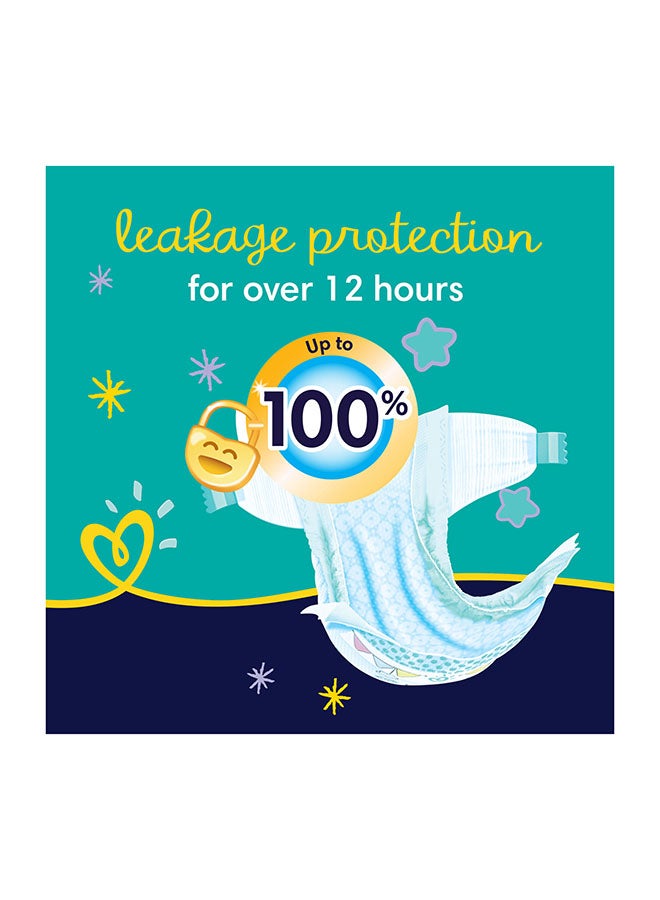 بامبرز حفاضات بيبي دراي الليلية لحماية إضافية أثناء النوم، مقاس 6، لوزن 14+ كجم، عدد 66 حفاضة - Image 5