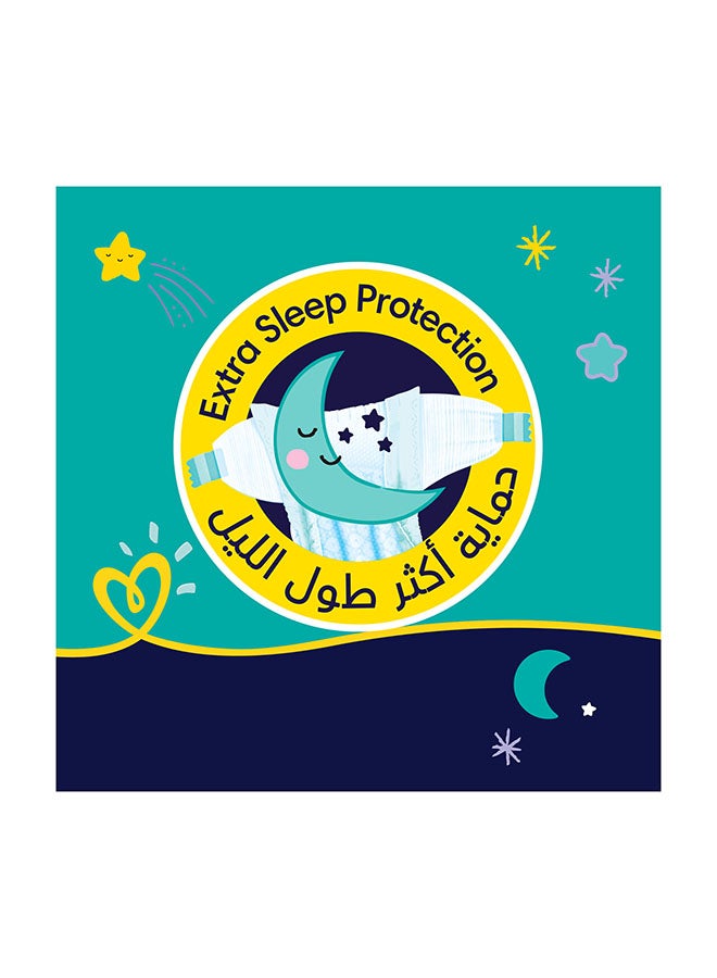 بامبرز حفاضات بيبي دراي الليلية لحماية إضافية أثناء النوم، مقاس 6، لوزن 14+ كجم، عدد 66 حفاضة - Image 4