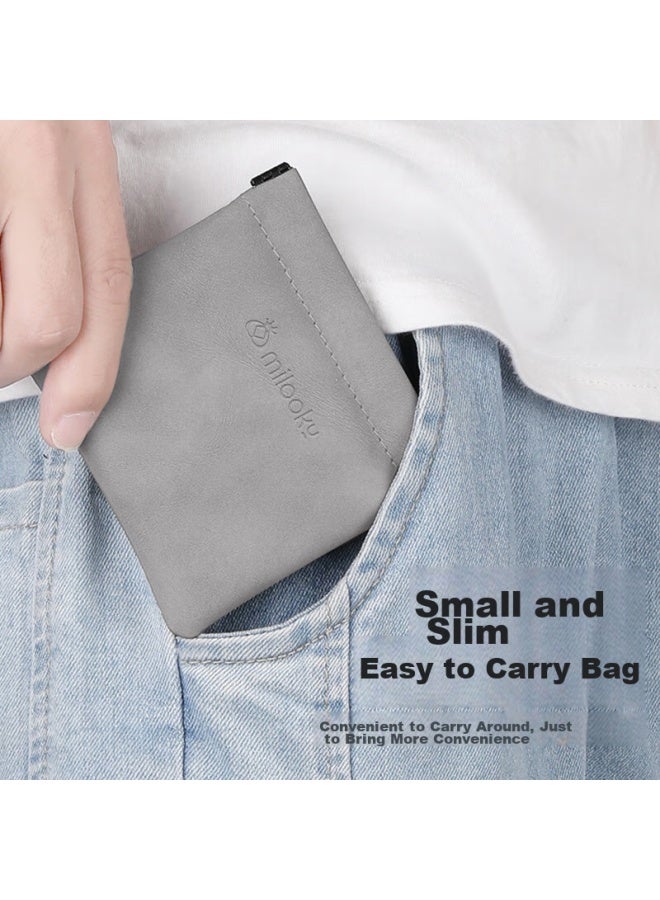 Diyi Workshop Daiyi Gongfang Digital Accessory Storage Pouch, Portable Lipstick Touch-up Bag, Air Cushion Electronic Accessory Coin Purse, Earphone Usb Drive Power Adapter Cable Storage Bag With Automatic Tight Seal - Image 3