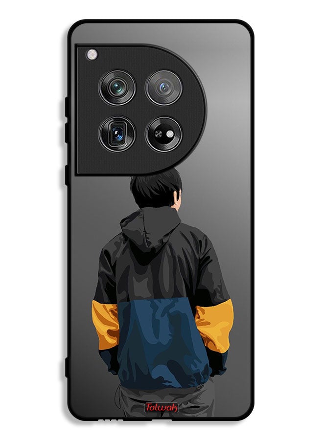 Tolwak OnePlus 12 Protective Case Cover Boy Portrait Art - Image 1