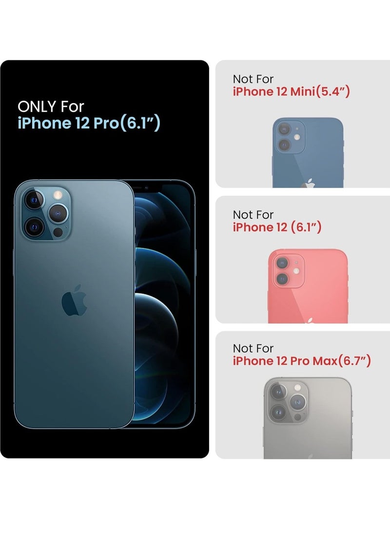 Raxoom Upgraded Silicone Case for iPhone 12 Pro - Black, Enhanced Camera Protection, Soft Anti-Scratch Microfiber Lining, 6.1 Inch - Image 2