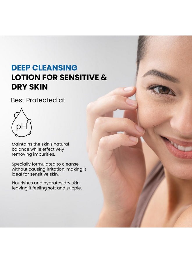 AromaMusk - Deep Cleansing Lotion For Sensitive & Dry Skin, Gentle Cleanser For Men & Women, 125Ml - Image 1