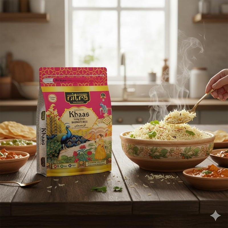 نيترا أرز نيترا خاص بسمتي ٥ كجم - Image 4