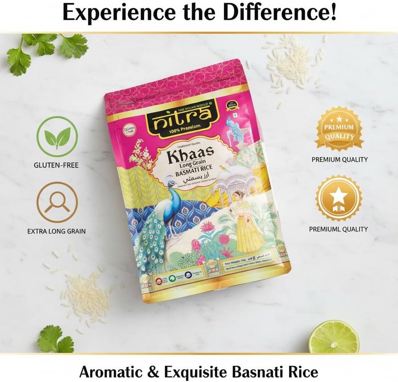نيترا أرز نيترا خاص بسمتي ٥ كجم - Image 5