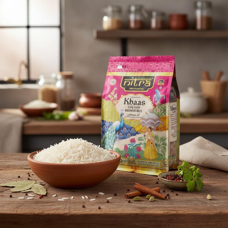 نيترا أرز نيترا خاص بسمتي ٥ كجم - Image 3
