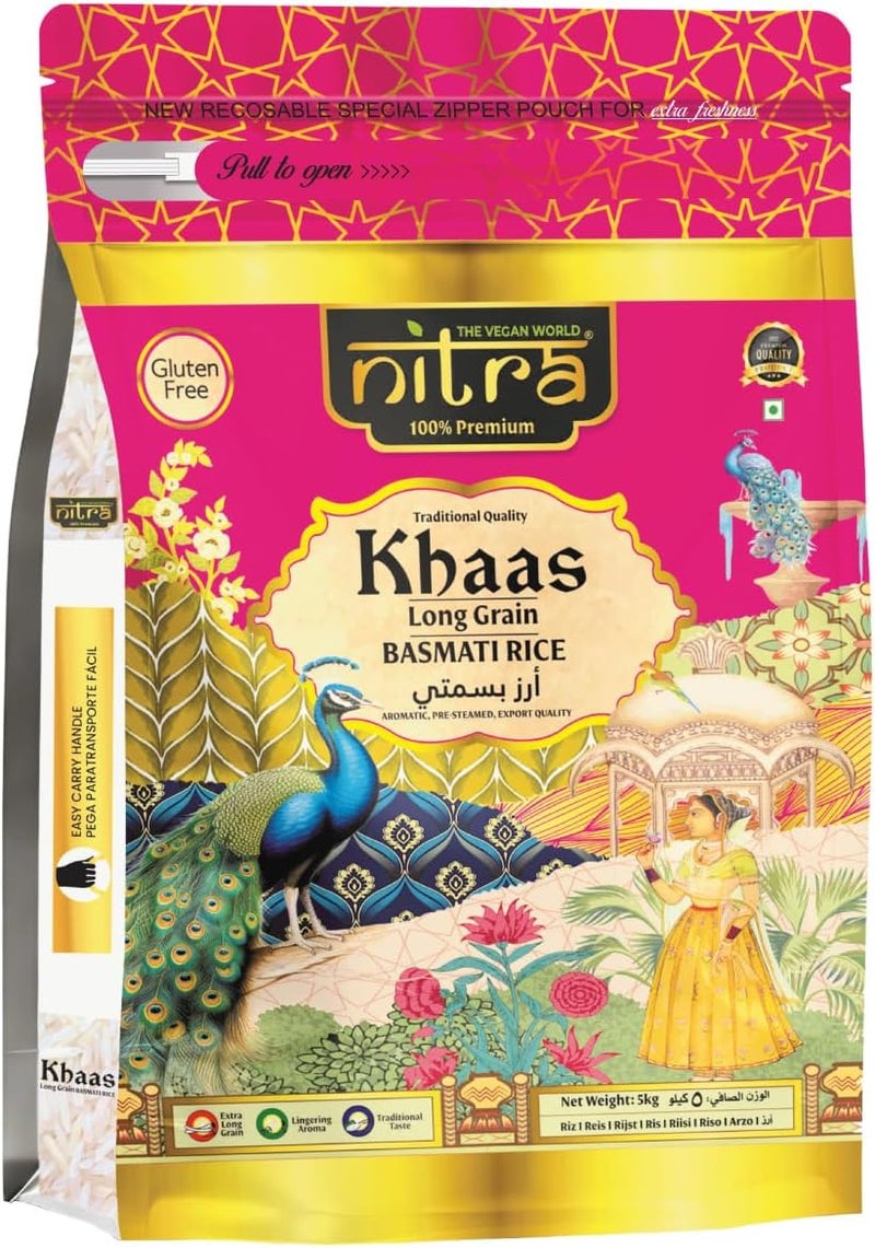 نيترا أرز نيترا خاص بسمتي ٥ كجم - Image 1