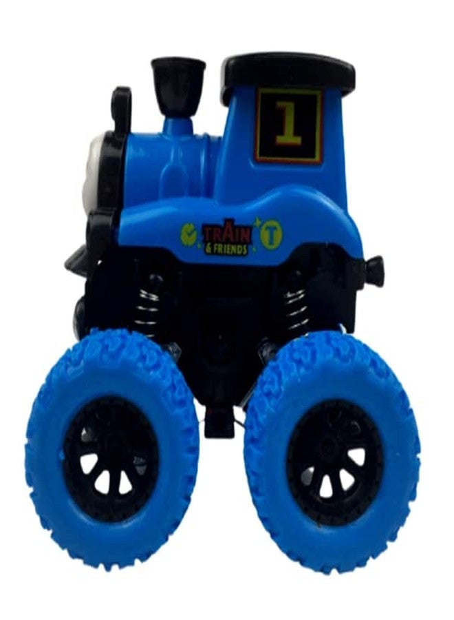 ARSDEWY Multicolor Cars Push and Go Scooter with Train Engine Toy Gift for Kids (Pack of 2) - Image 4