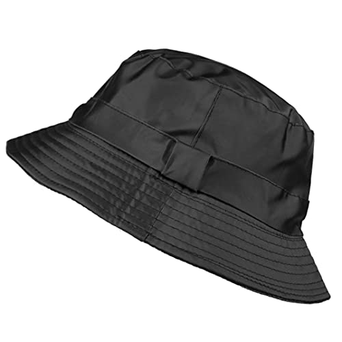 Toutacoo, Bucket Rain Hat - 01-Black/Size L - Image 1