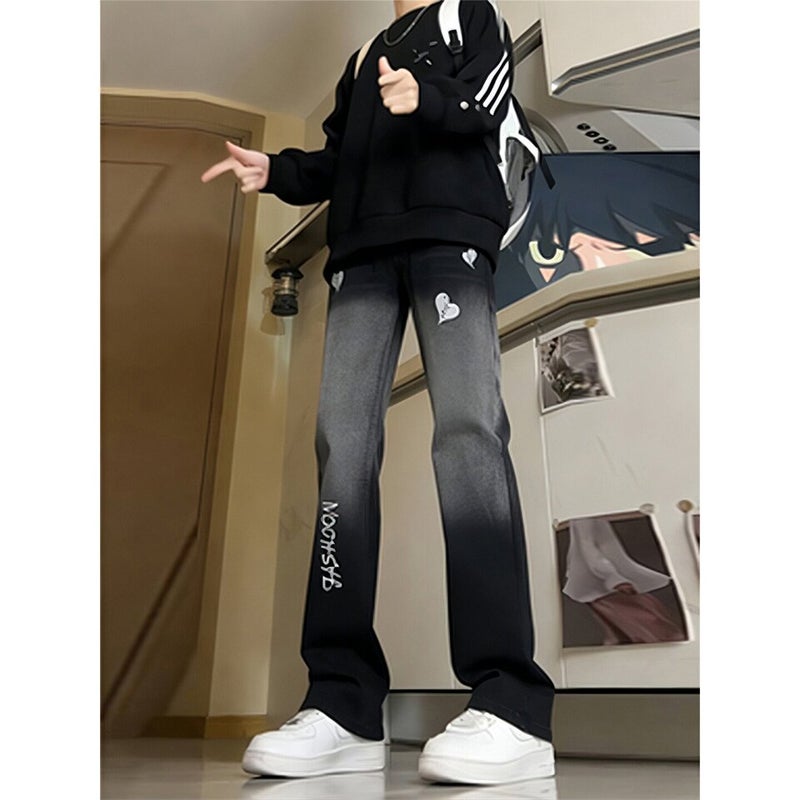 Unisex Casual Daily Denim Jeans - Image 1