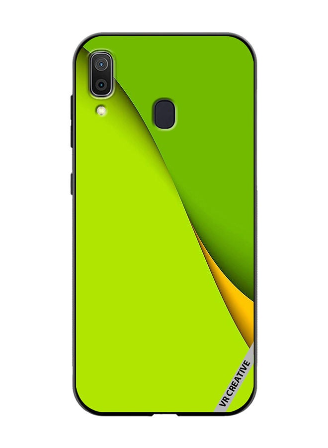 VR CREATIVE Protective Case Cover For Samsung Galaxy A30 Layers Design Multicolour - Image 1