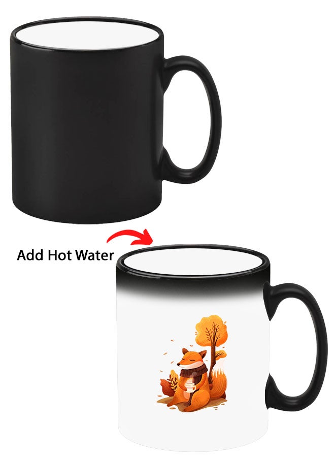 Theodor Colour Changing Heat Sensitive Magic Mug - Add Hot Tea or Coffee Fox For Home Office Gift Kids Men Women - Image 1