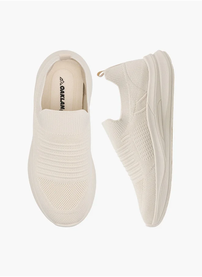 Oaklan by Shoexpress Women's Textured Slip-On Sneakers
