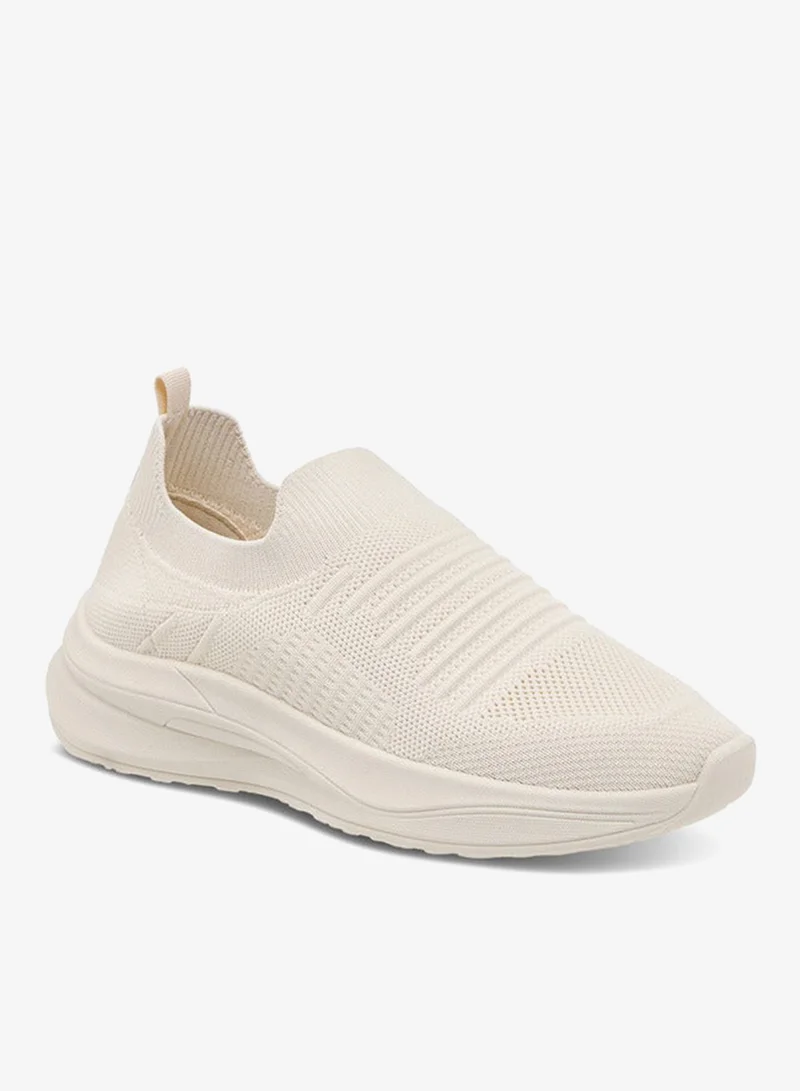 شو اكسبرس سنيكرز نسائي سهل الارتداء بنقوش