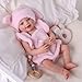 BABESIDE Drink and Wet Reborn Baby Dolls Sunny 17 Inch Realistic Newborn Baby Girl with Soft Vinyl Full Body Can Drink Water Pee Real Life Reborn Doll for Kids 3 - Image 2