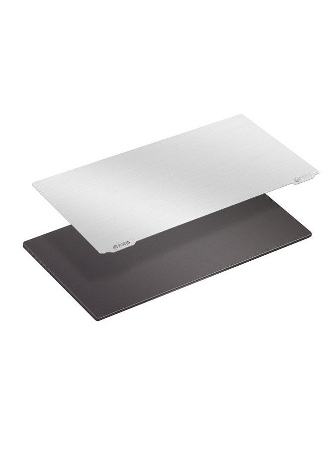 Generic - Resin 3D Printer Build Plate Flexible Spring Steel Plate Flex Bed and Magnetic Base Sheet Sticker with Adhesive Compatible with Photon/Photon S/Mono SE/QIDI 3D Shadow 5.5S, 135 x 80mm - Image 1