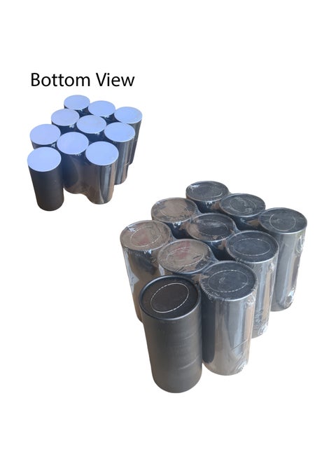 10 Cylinderical Packs of Tissues For Cup Holders