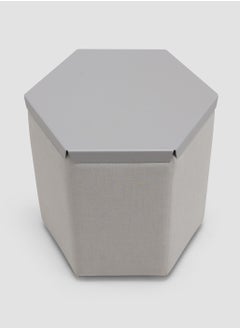 AL HUZAIFA FURNITURE Hexagonal Outdoor Stool With Tray Table  - Image 2