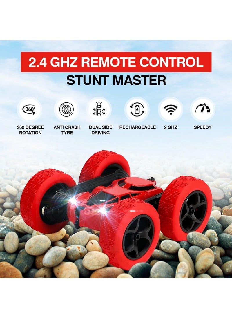 Generic - Stunt Car RC - Toy Car Remote Control - Fastest RC Off-Road Car - 360° Rotating Remote Controlled Car - Best Outside Toys Gift for Kids, RC Car with a 3D Infinite Cube Magic Toy Fidget - Image 1