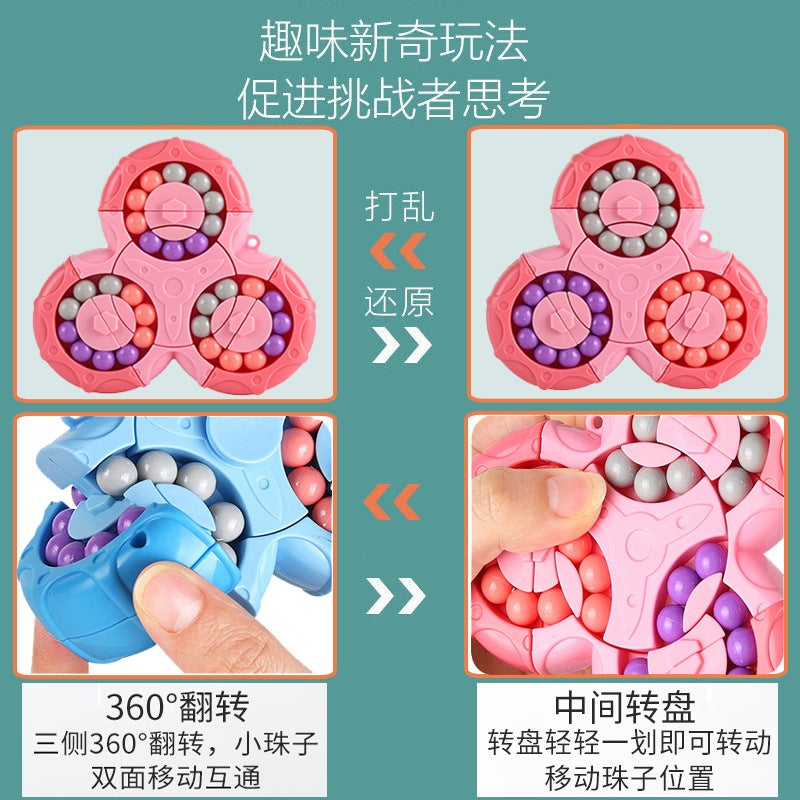 Elementary School Students Rubik'S Cube Intelligence Toy Finger Gyro Boring Decompression Artifact Children'S Educational Toys Kindergarten Gift - Image 4